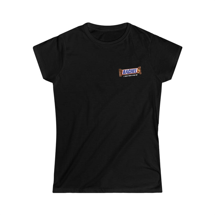 Printify T-Shirt Black / S "From Rachel With Love"  Custom T-Shirt for Women