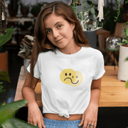 Printify T-Shirt "Mixed Feelings" White Custom T-Shirt for Women