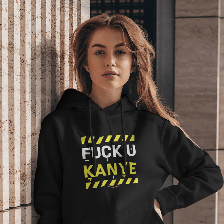 "FUCK YOU KANYE" Black Custom Unisex Hoodie