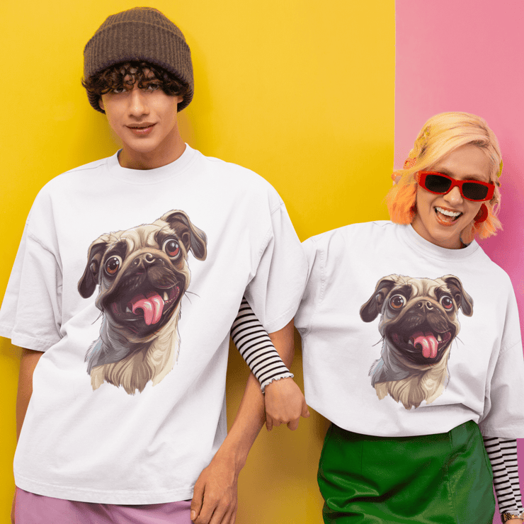 "The Pug" Oversized Unisex T-shirt | Limited Edition