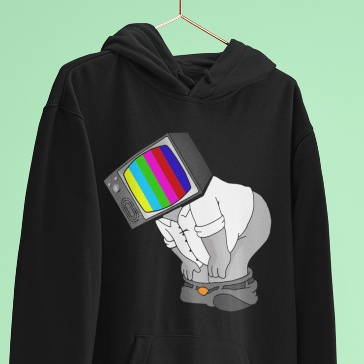 Printify Hoodie "Fart on TV"  Custom Unisex Hoodie