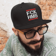 Designs by Royi Berkovitz  FCK HMS Unisex Flat Top Cap