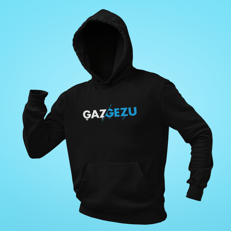 Printify Hoodie "Gazgezu" Black Custom Unisex Hoodie