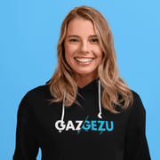 Printify Hoodie "Gazgezu" Black Custom Unisex Hoodie