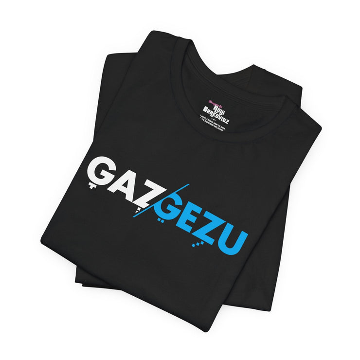 Printify T-Shirt "Gazgezu" Black T-shirt for Men