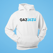 Printify Hoodie "Gazgezu" White Custom Unisex Hoodie