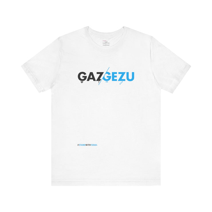 Printify T-Shirt White / S "Gazgezu" White T-shirt for Men