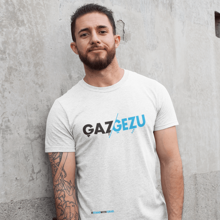 Printify T-Shirt "Gazgezu" White T-shirt for Men