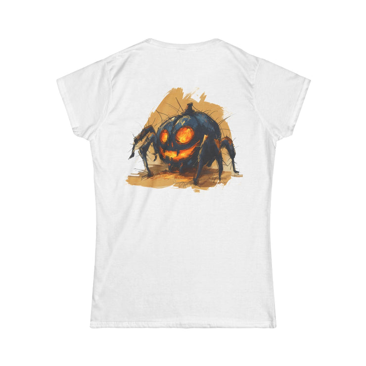 Printify T-Shirt "Halloween Spider" Custom T-Shirt for Women