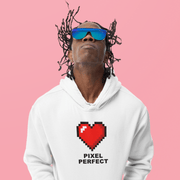 Printify Hoodie "Pixel Perfect"  Custom Unisex Hoodie | Art by Noa Bar Lev