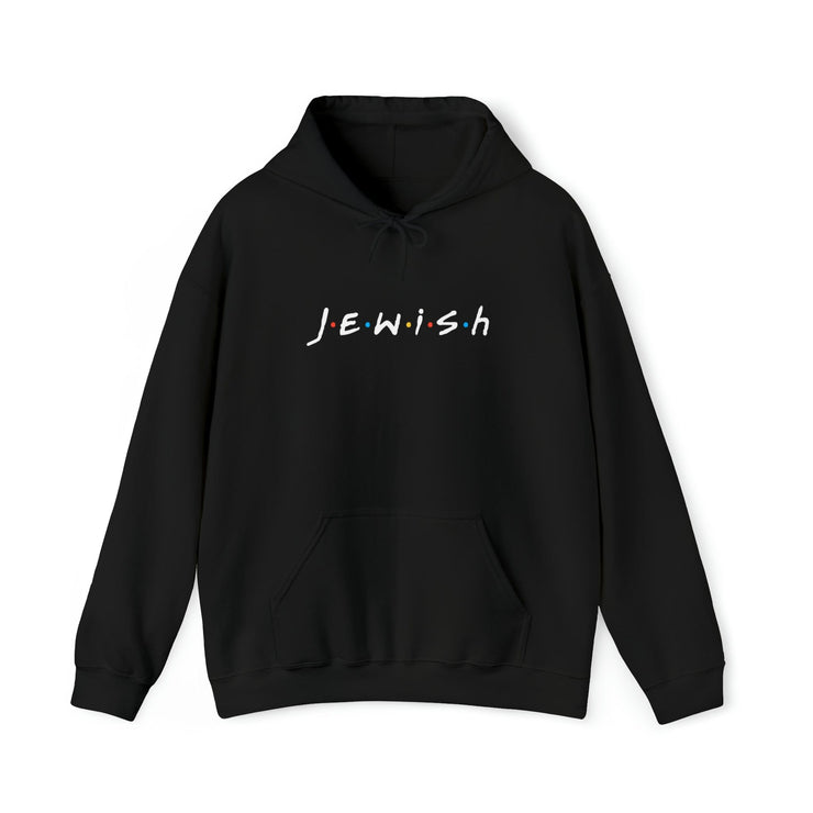 Printify Hoodie Black / S "Jewish" Black Custom Unisex Hoodie