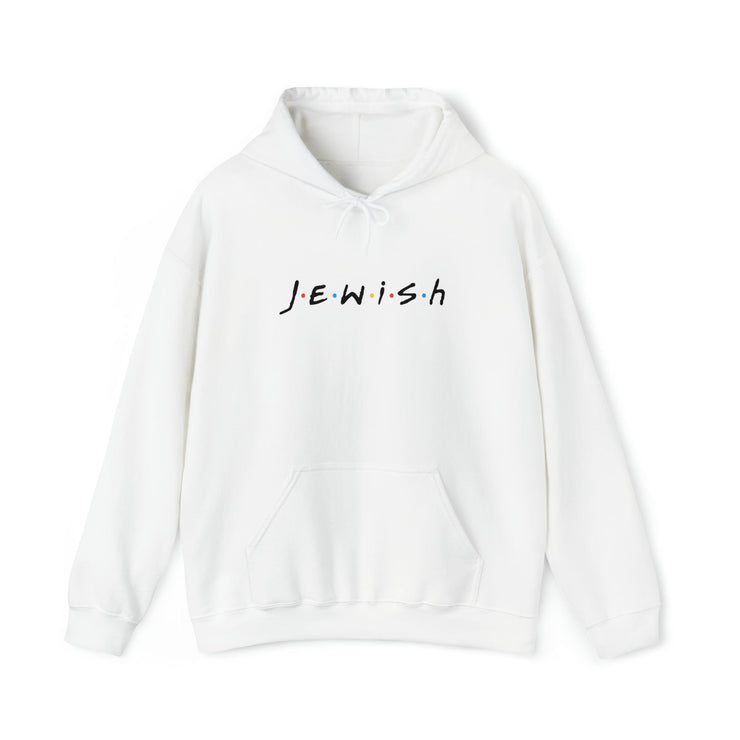 Printify Hoodie White / S "Jewish" White Custom Unisex Hoodie