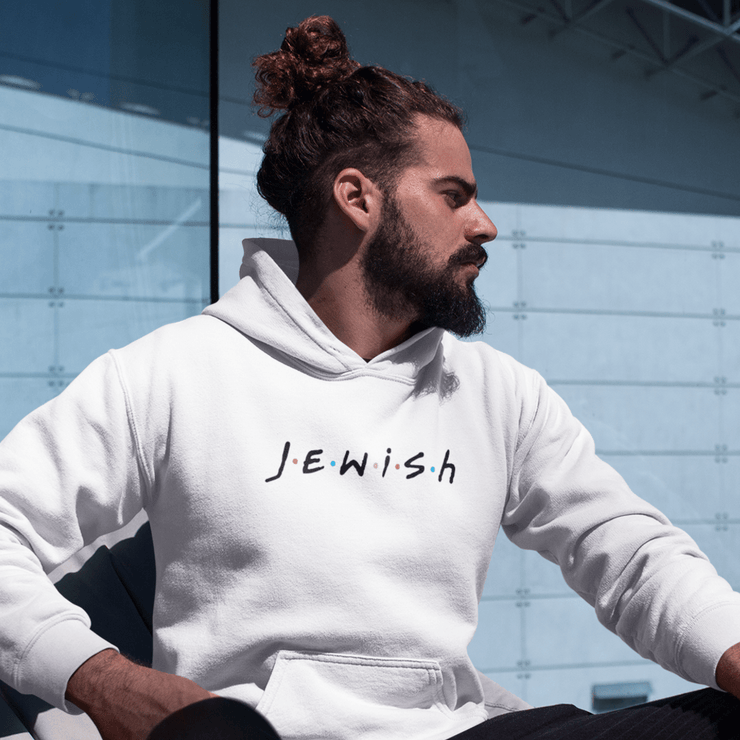 Printify Hoodie "Jewish" White Custom Unisex Hoodie