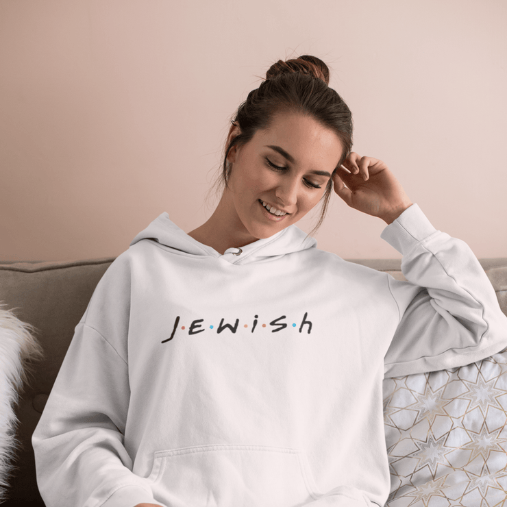 Printify Hoodie "Jewish" White Custom Unisex Hoodie