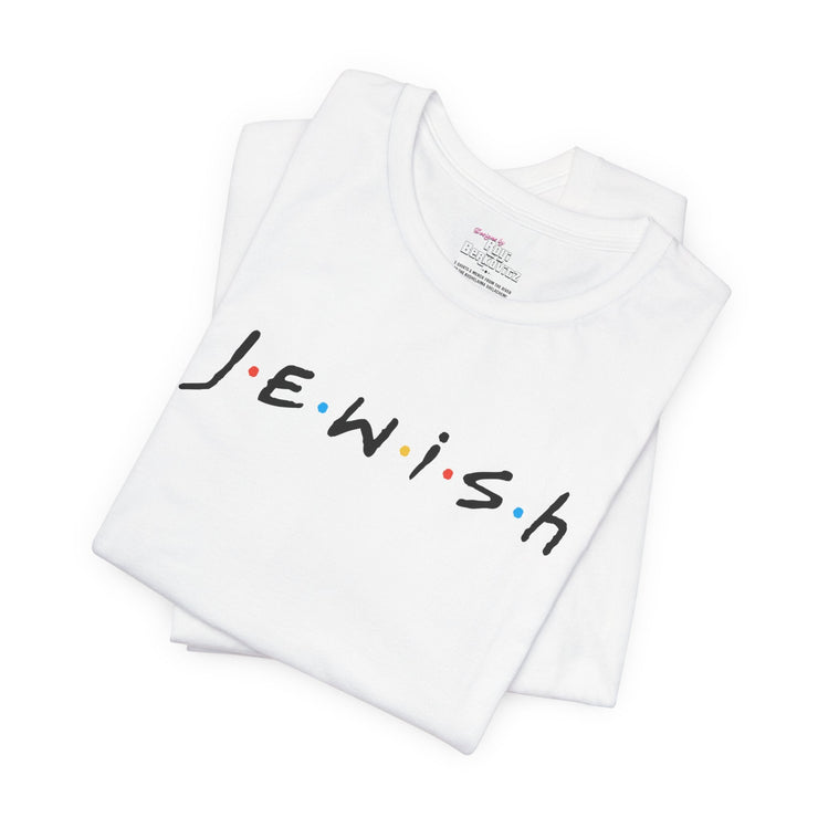 Printify T-Shirt "Jewish" White T-shirt for Men