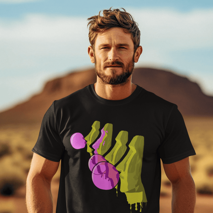 Printify T-Shirt "Moai" T-shirt for Men