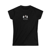 Printify T-Shirt Black / S "Motivation Not Found" Black Custom T-Shirt for Women  | Art by Noa Bar Lev