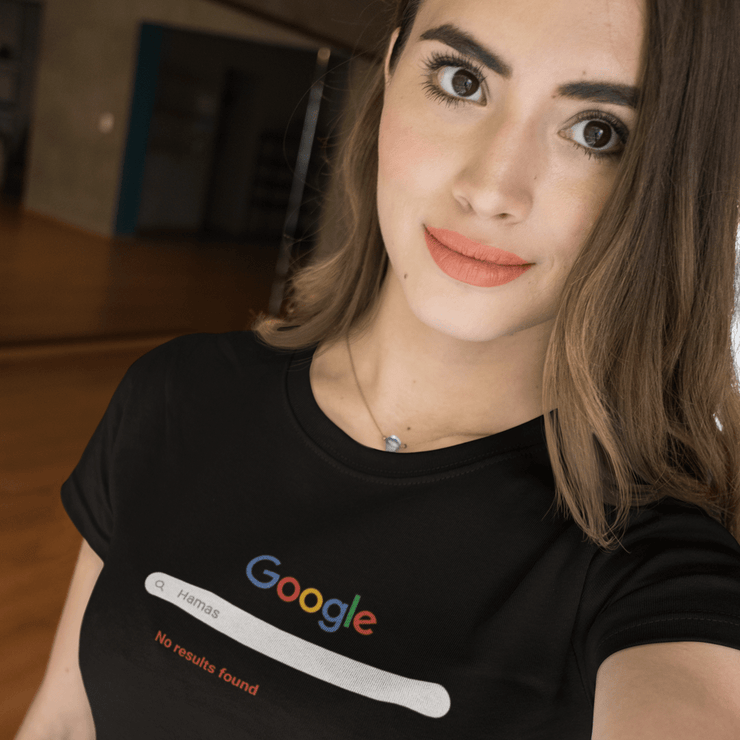 Printify T-Shirt "Search Bar" Black Custom T-Shirt for Women