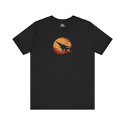 Printify T-Shirt Black / S "Sunset Fighter" Black T-shirt for Men