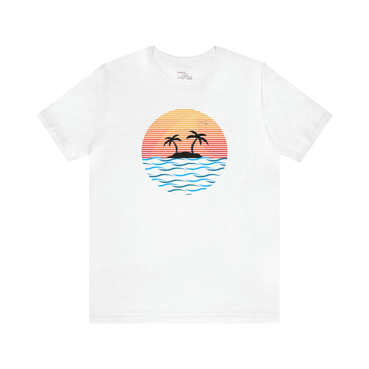 Printify T-Shirt White / S "Sunset" T-shirt for Men