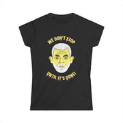 Printify T-Shirt Black / S "How It Ends" Black Custom T-Shirt for Women - For Hanan