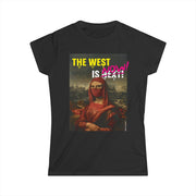 Printify T-Shirt Black / S "Mona Layla" Black Custom T-Shirt for Women - For Hanan