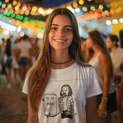 Printify T-Shirt "Dude" | Hilarious Hebrew T-shirt