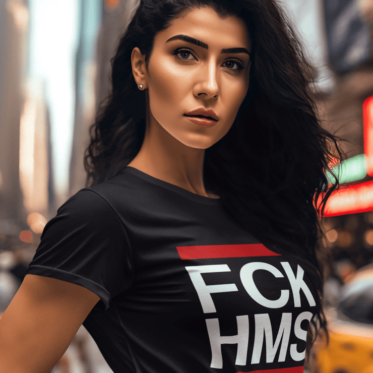 Printify T-Shirt "FCK HMS"  Custom T-Shirt for Women