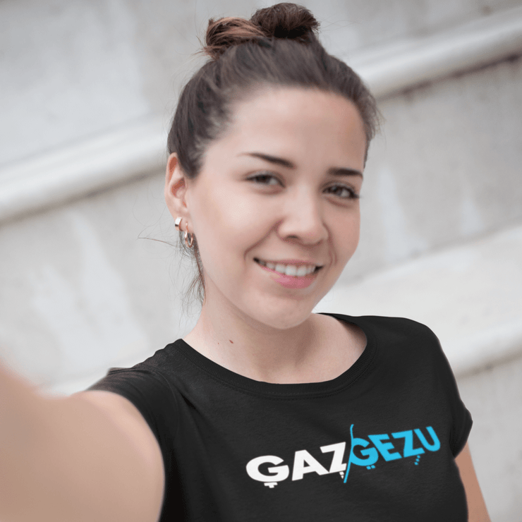 Printify T-Shirt "Gazgezu" Black Custom T-Shirt for Women