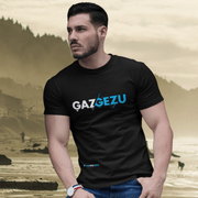 Printify T-Shirt "Gazgezu" Black T-shirt for Men