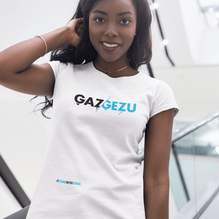 Printify T-Shirt "Gazgezu" White Custom T-Shirt for Women