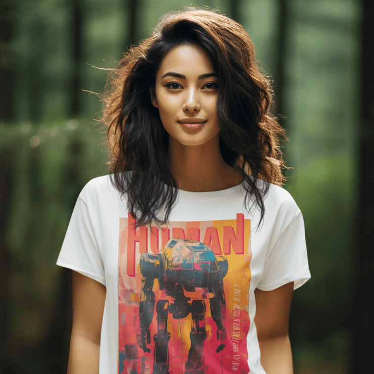 Printify T-Shirt "Human"  Custom T-Shirt for Women