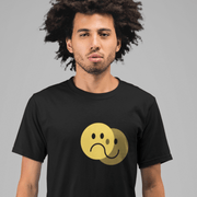 Printify T-Shirt "Mixed Feelings" Black T-shirt for Men