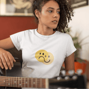 Printify T-Shirt "Mixed Feelings" White Custom T-Shirt for Women