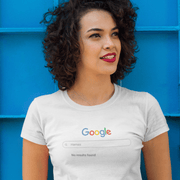 Printify T-Shirt "Search Bar" White Custom T-Shirt for Women