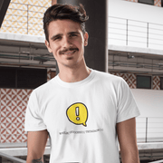 Printify T-Shirt "Succeed" White T-shirt for Men | Art by Noa Bar Lev