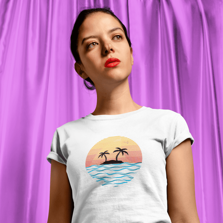 Printify T-Shirt "Sunset"  Custom T-Shirt for Women