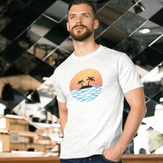 Printify T-Shirt "Sunset" T-shirt for Men