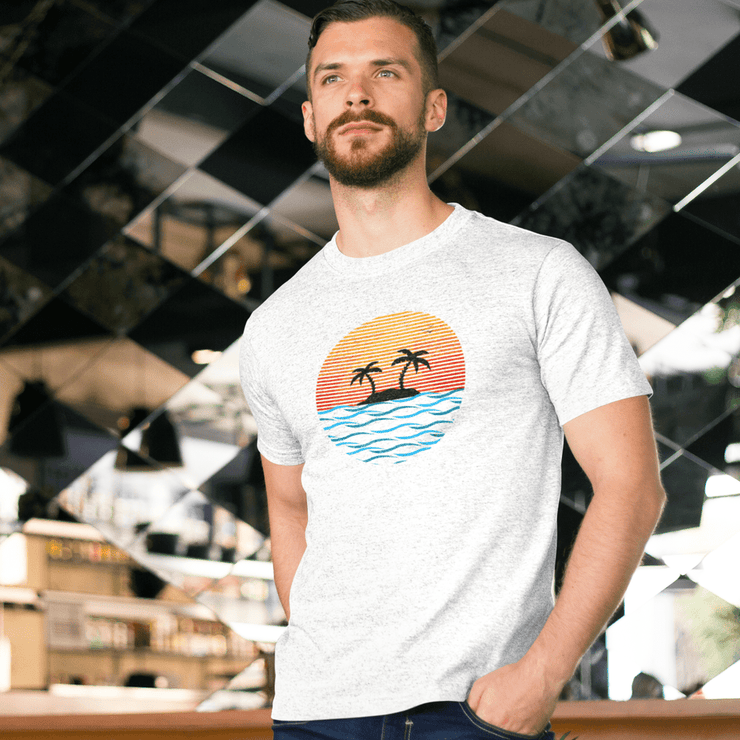 Printify T-Shirt "Sunset" T-shirt for Men
