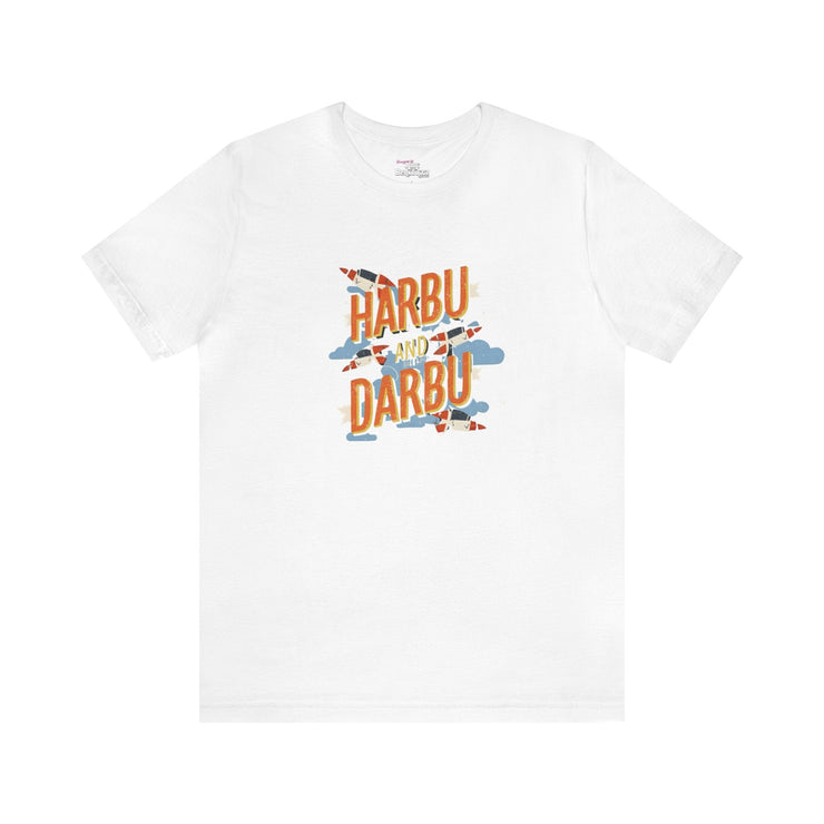 Printify T-Shirt White / S "Harbu Darbu" White T-shirt for Men