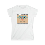 Printify T-Shirt White / S "Kibbutz Grandmother" White Custom T-Shirt for Women