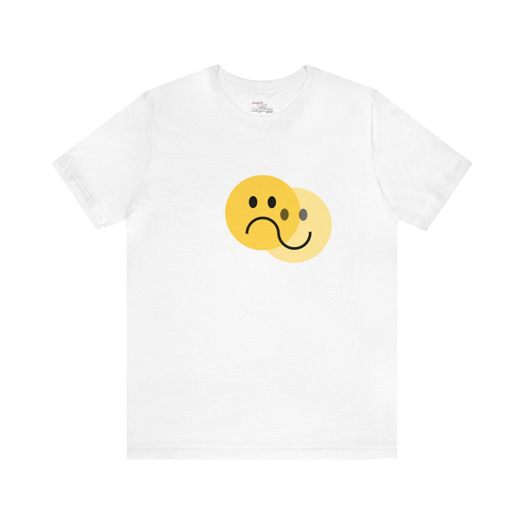 Printify T-Shirt White / S "Mixed Feelings" White T-shirt for Men