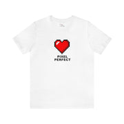 Printify T-Shirt White / S "Pixel Perfect" White T-shirt for Men | Art by Noa Bar Lev