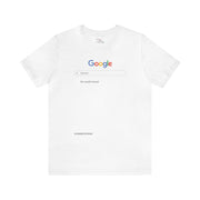 Printify T-Shirt White / S "Search Bar" White T-shirt for Men