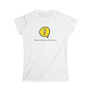 Printify T-Shirt White / S "Succeed" White Custom T-Shirt for Women  | Art by Noa Bar Lev