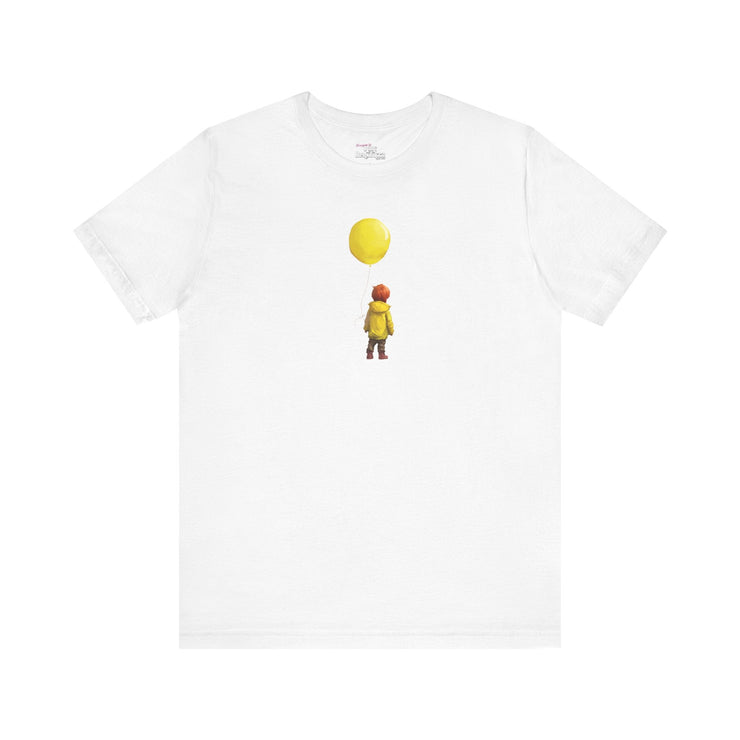 Printify T-Shirt White / S "Yellow Balloon" T-shirt for Men