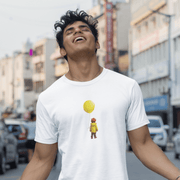 Printify T-Shirt "Yellow Balloon" T-shirt for Men