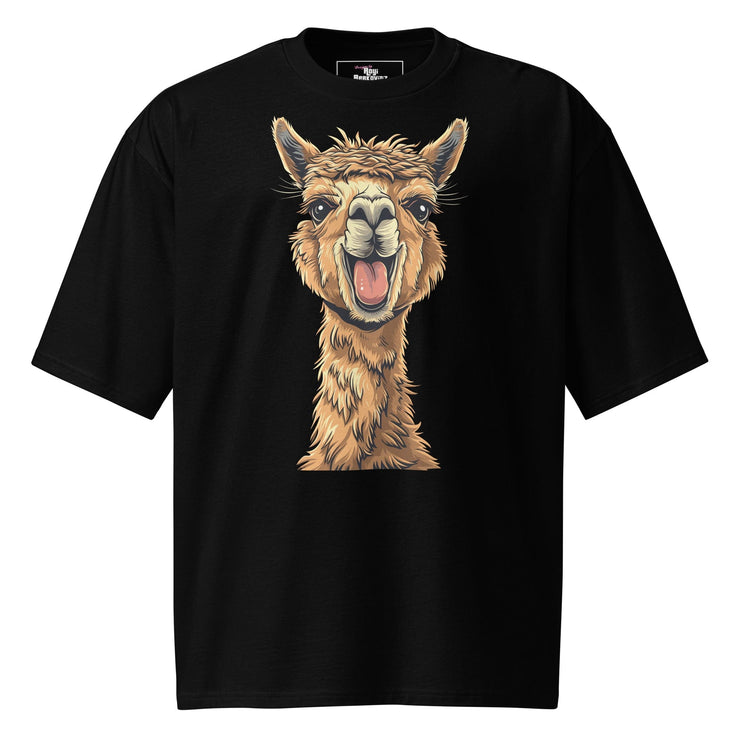 Designs by Royi Berkovitz  Black / S "The Alpaca" Oversized Unisex T-shirt | Limited Edition