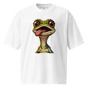 Designs by Royi Berkovitz  White / S "The Frog" Oversized Unisex T-shirt | Limited Edition