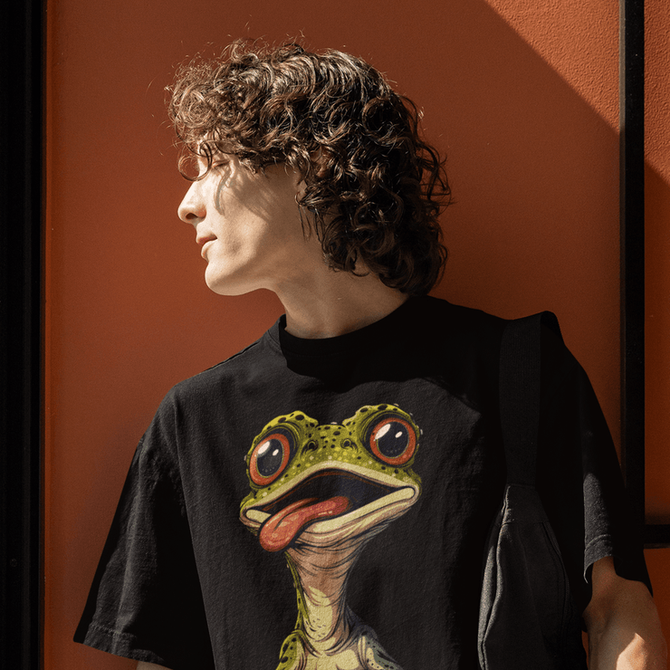 Designs by Royi Berkovitz  "The Frog" Oversized Unisex T-shirt | Limited Edition